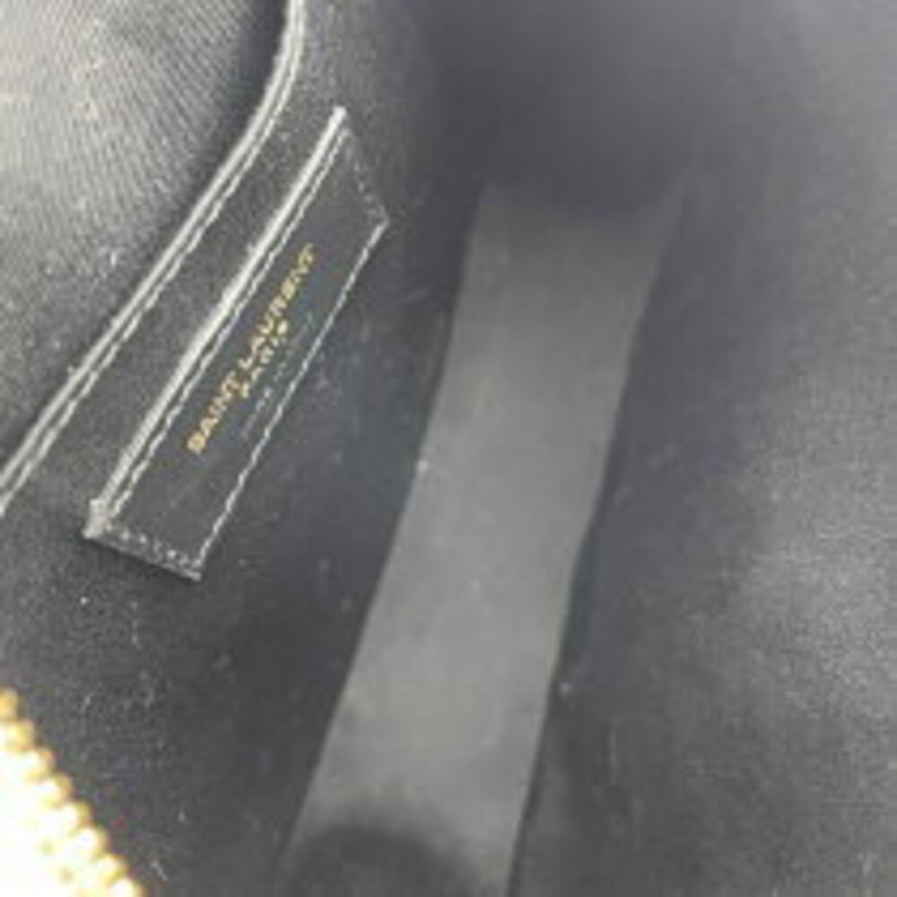 Saint Laurent Vinyl Chain Shoulder Bag White Leather - Picture 5 of 8